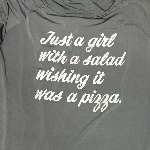 LuLaRoe Amber lightweight gray  hoodie NEW with tags - Picture 5 of 9